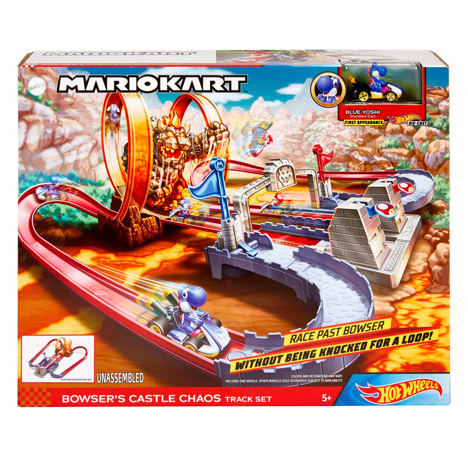 Hot Wheels Mario Kart Bowsers Kasteel Chaos Speelset