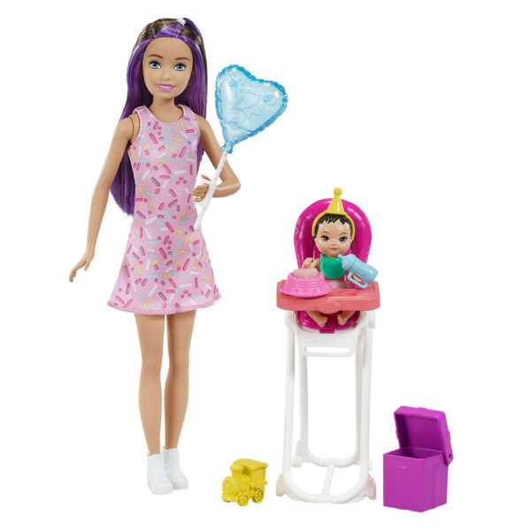 Barbie Skipper Babysitter Speelset - Bruin Haar