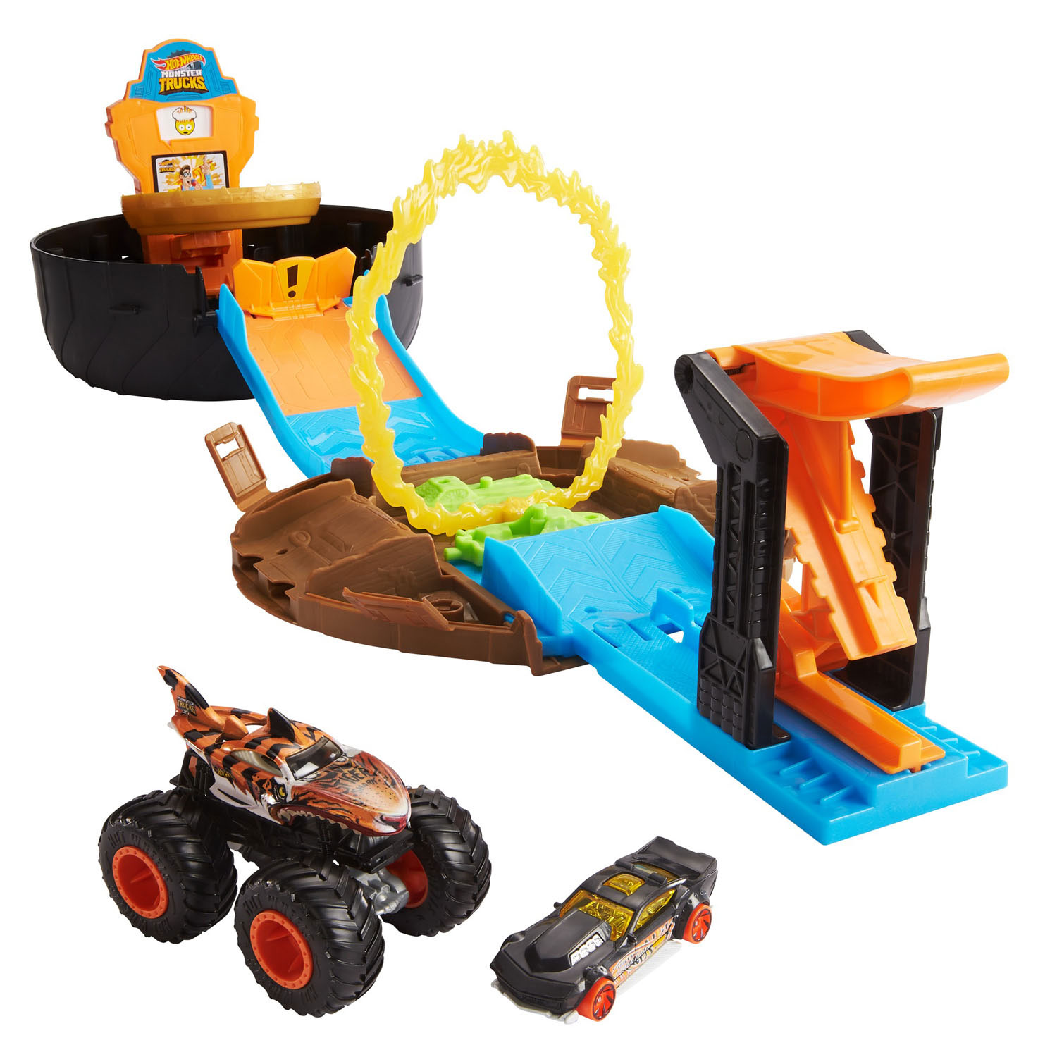 Hot Wheels  Monster Trucks - Stuntbanden Speelset