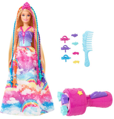 Barbie Dreamtopia Haarverzorgingspop en Accessoires