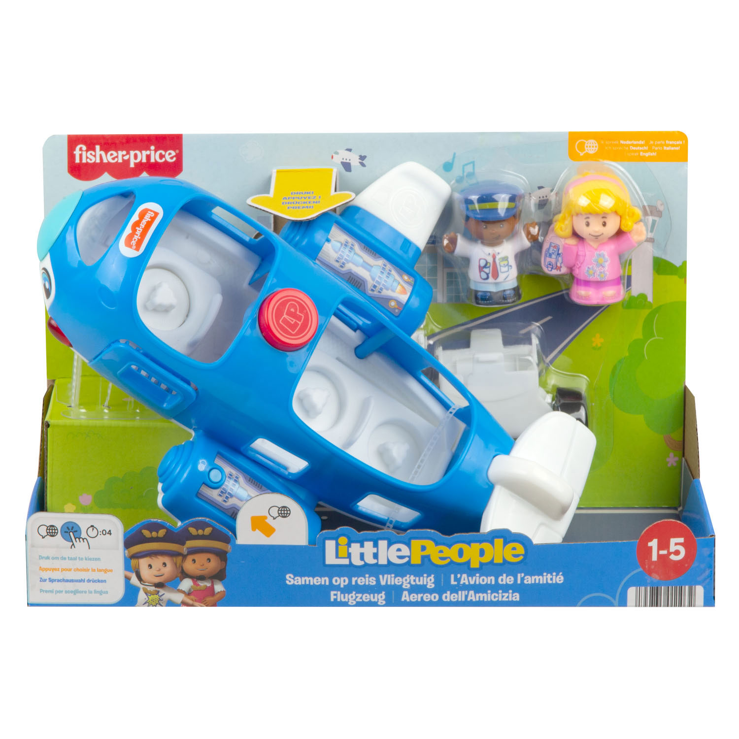 Fisher Little People - Samen op Reis Vliegtuig