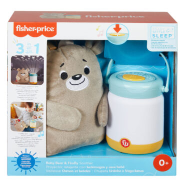 Fisher Price Nachtlampje met Muziek Babybeer & Vuurvliegjes