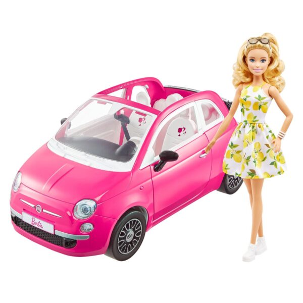 Fiat 500 Barbie Pop en Voertuig