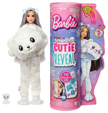 Barbie Cutie Reveal Pop Winter Sparkle Series - Polar Bear