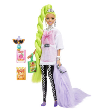 Barbie Extra Pop - Neongroen Haar