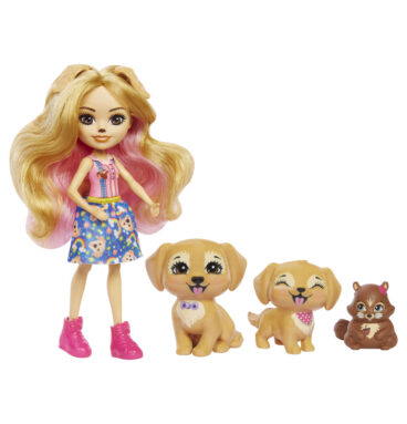 Enchantimals Gerika Golden Retriever Family