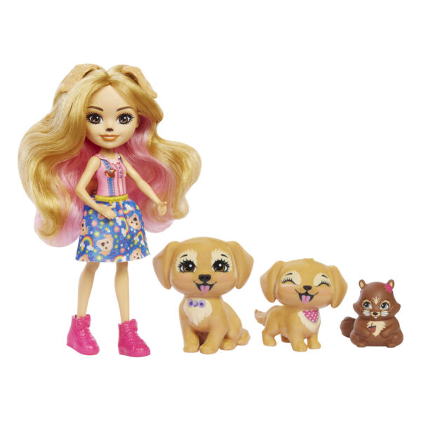 Enchantimals Gerika Golden Retriever Family