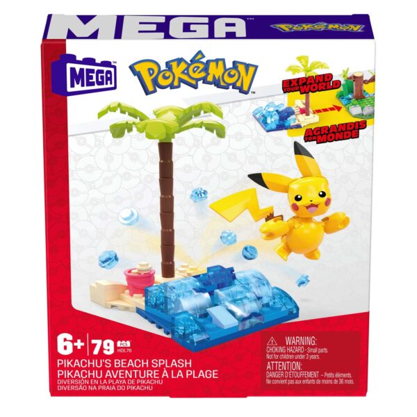 Mega Construx Pokémon - Pikachu's Beach Splash Bouwset