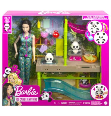 Barbie Panda Care & Rescue Speelset