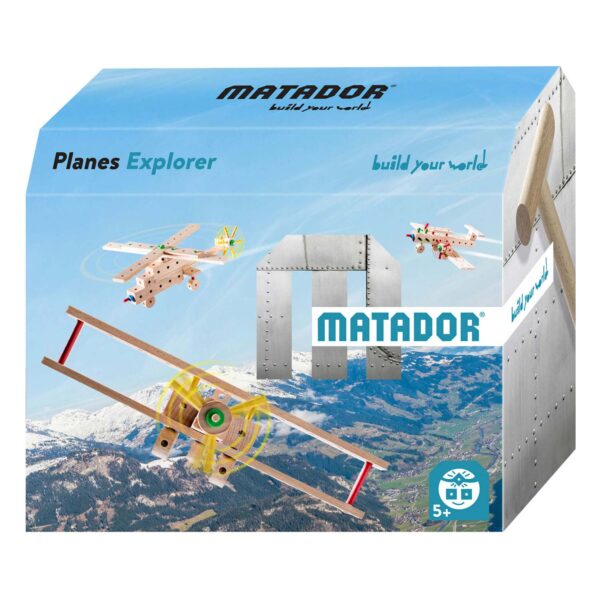 Matador Explorer Planes Constructieset Hout