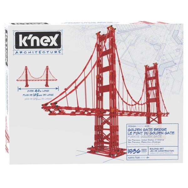 K'Nex Architecture Bouwset - Golden Gate Bridge