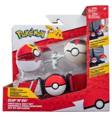 Pokemon Clip N Go Pokeball Riem Speelset - Machop