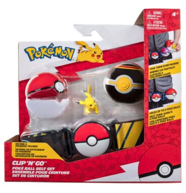 Pokemon Clip N Go Pokeball Riem Speelset - Pikachu