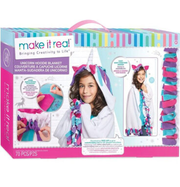 Make It Real - Eenhoorn Hoodie Deken Maken