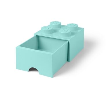 LEGO® Felazuurblauwe opslagsteen met 4 noppen en een lade (5005714)