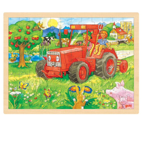 Goki Puzzel Tractor