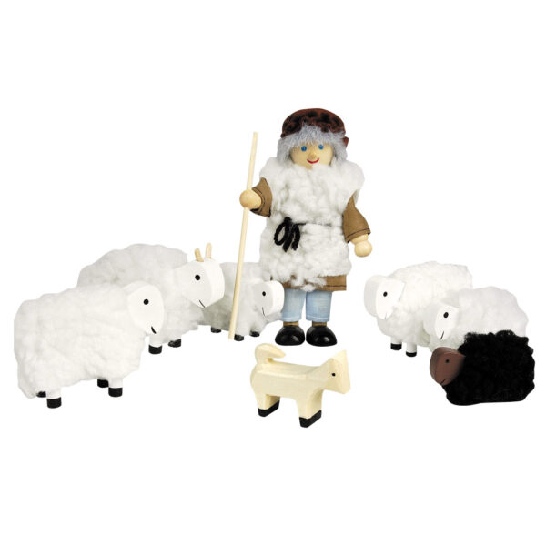 Goki Poppenhuis Herder + Schapen