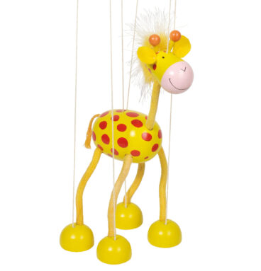 Goki Houten Marionette Giraffe