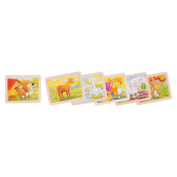 Goki Houten Puzzels Dieren