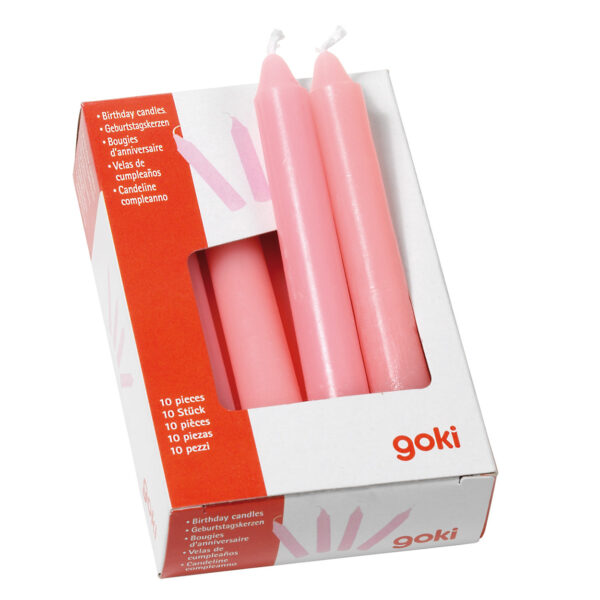 Goki Kaarsjes Roze