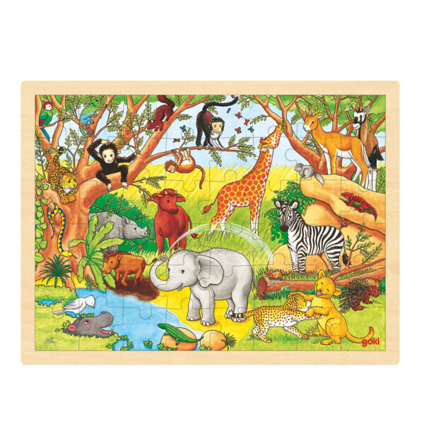 Goki Houten Legpuzzel - Jungle