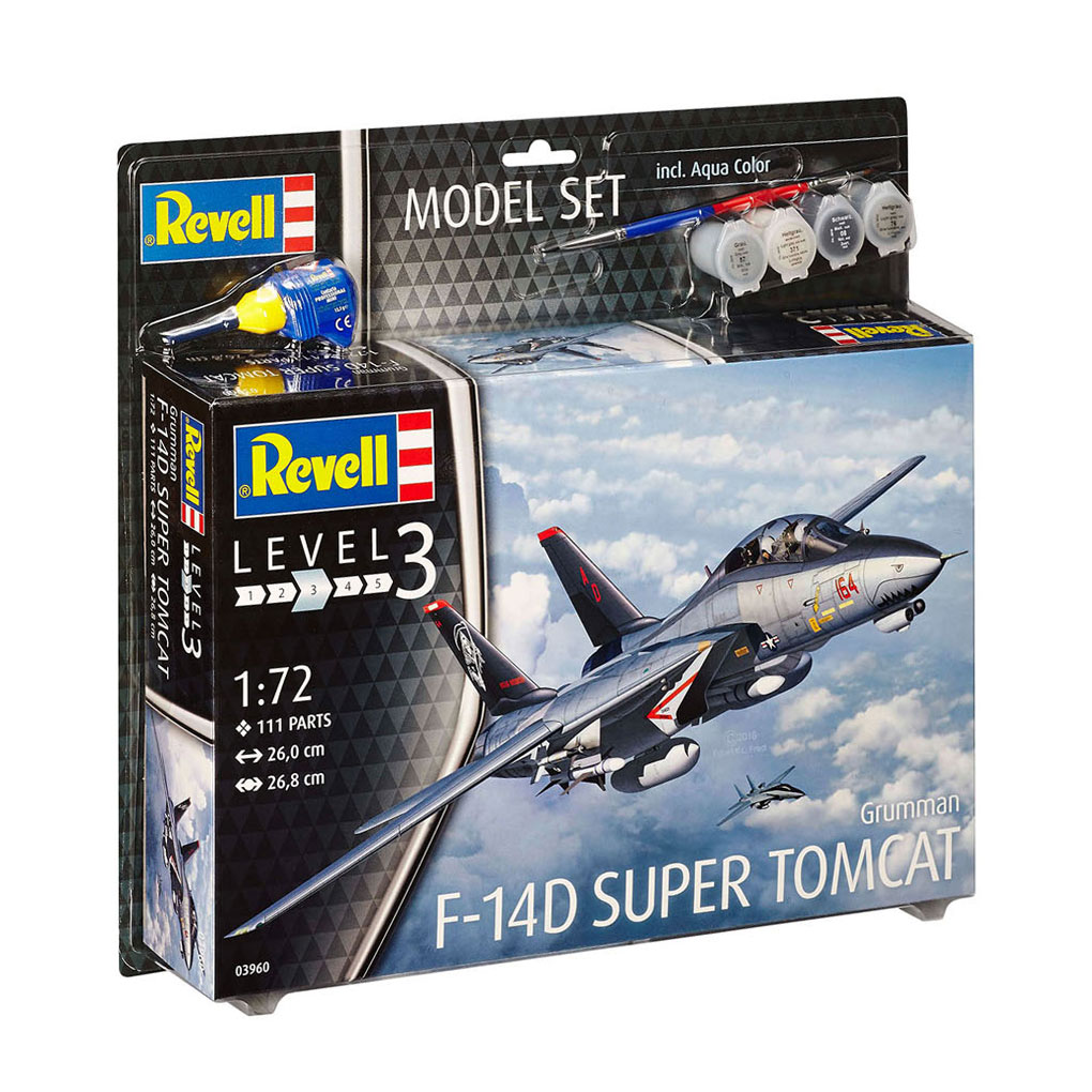 Revell Model Set Grumman F-14D Super Tomcat Vliegtuig