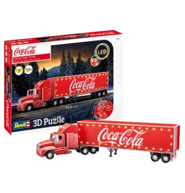 Revell 3D Puzzel  Bouwpakket - Coca-Cola Truck LED Edition