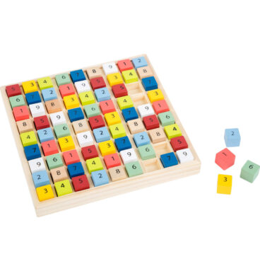 Houten Sudoku Spel Kleur