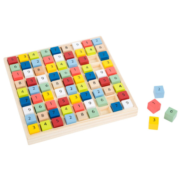 Houten Sudoku Spel Kleur