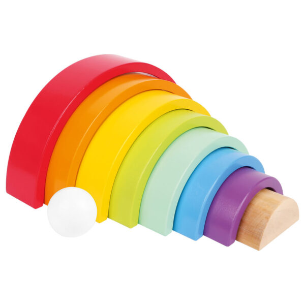 Houten Bouwblokken Regenboog