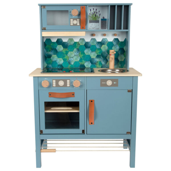 Houten Kinderkeuken Blauw