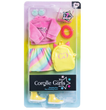 Corolle Girls - Poppenkleertjes Fluo Set Dressing Room