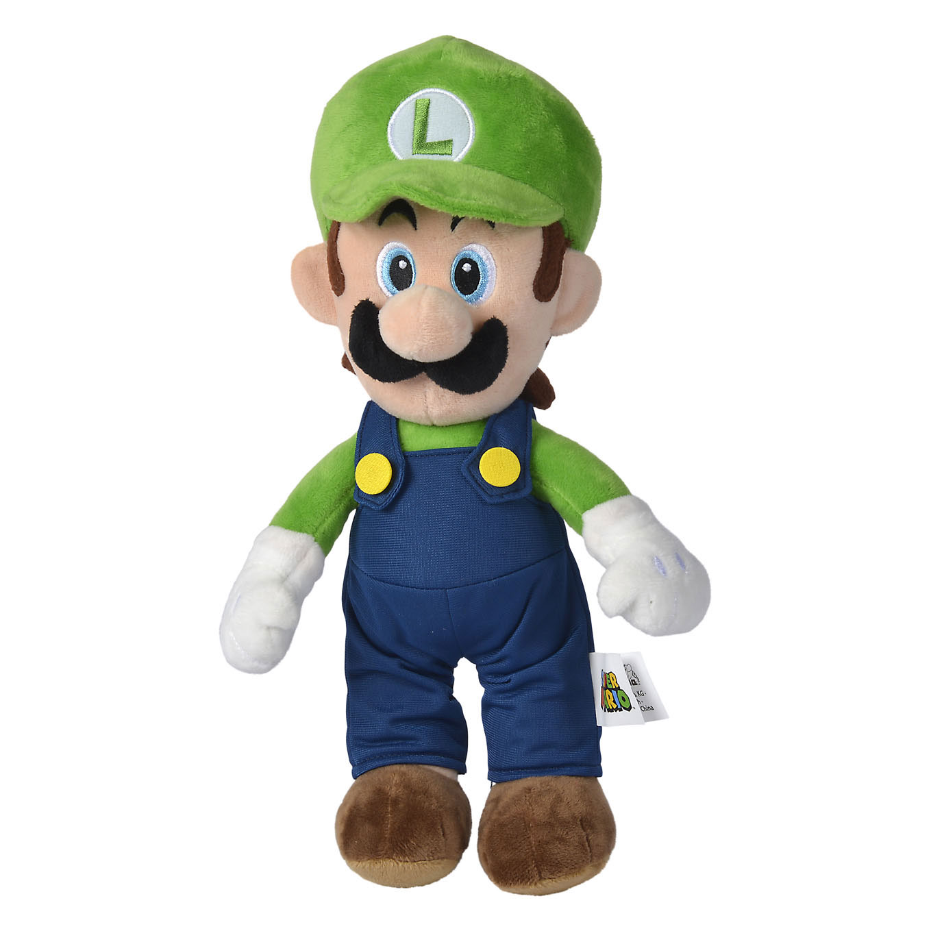 Knuffel Pluche Super Mario Luigi