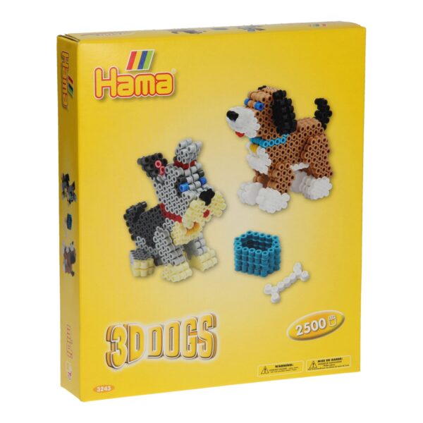 Hama Strijkkralenset 3D - Honden