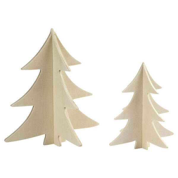 Versier je 3D Houten Kerstbomen