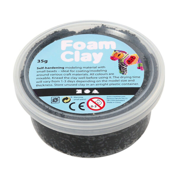 Foam Clay - Zwart