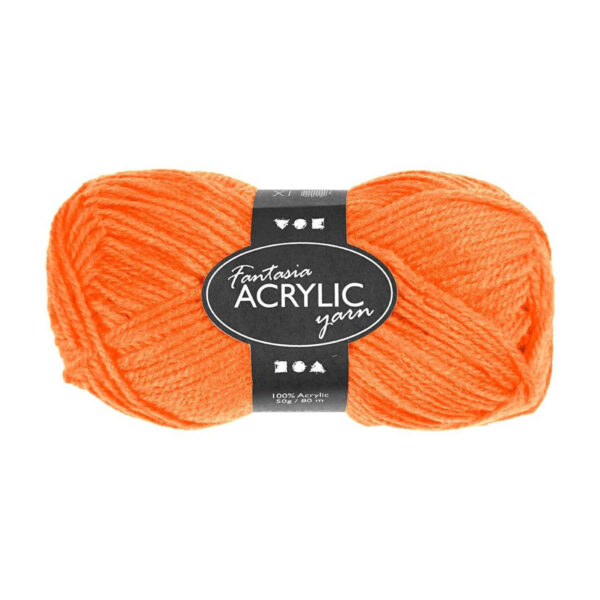 Acrylgaren Neon - Neon Oranje