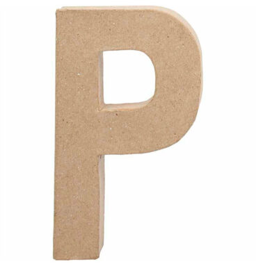 Letter Papier-maché - P