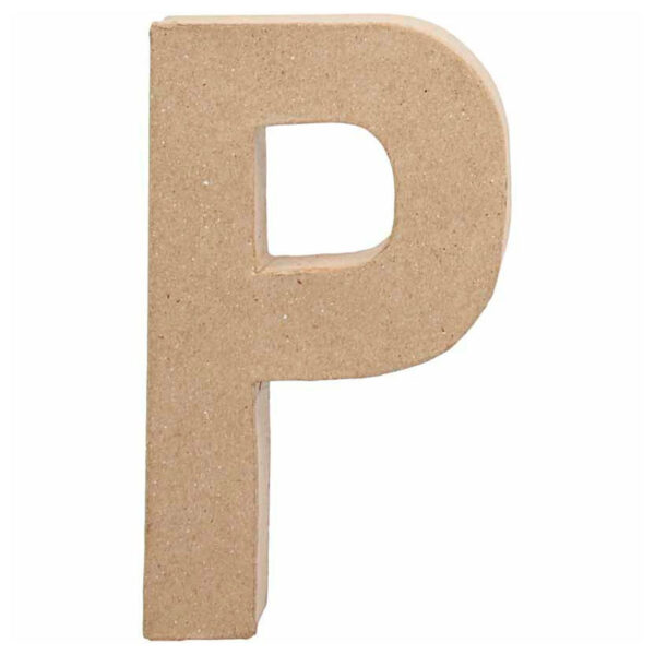 Letter Papier-maché - P