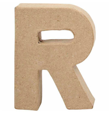 Letter Papier-maché - R