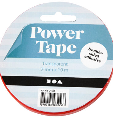 Dubbelzijdig Klevend Power Tape 7mm