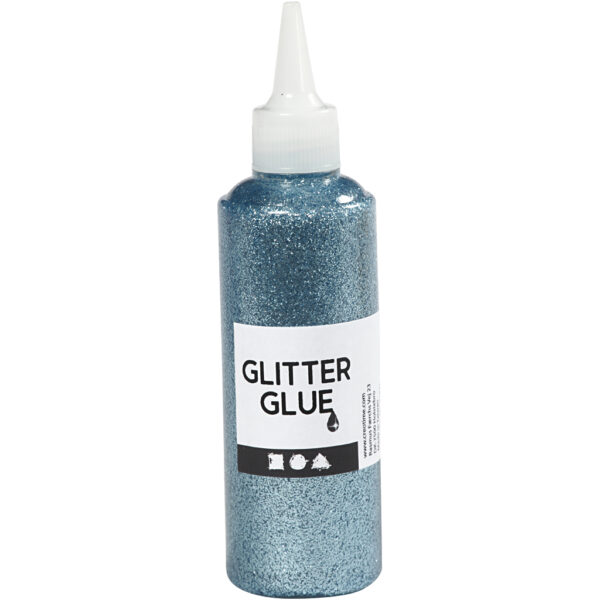 Glitterlijm Lichtblauw