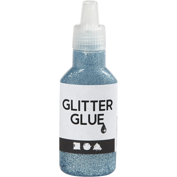 Glitterlijm Lichtblauw