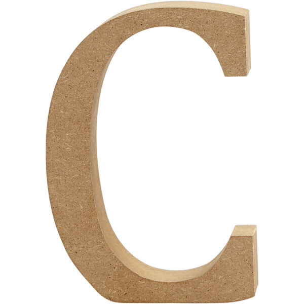 Letter C MDF 13cm