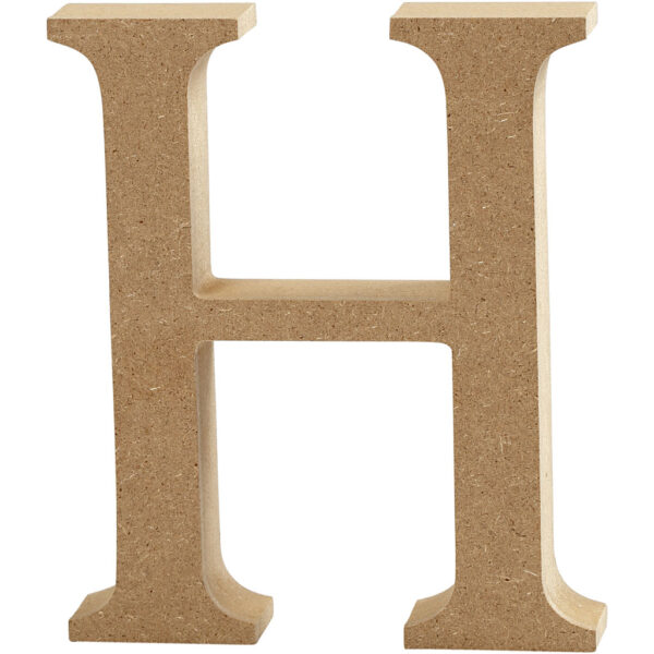 Letter H MDF 13cm