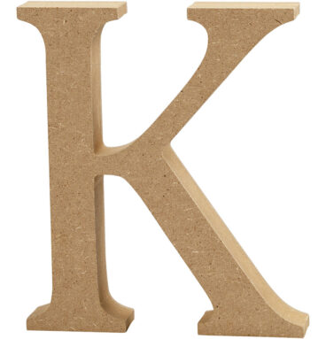 Letter K MDF 13cm
