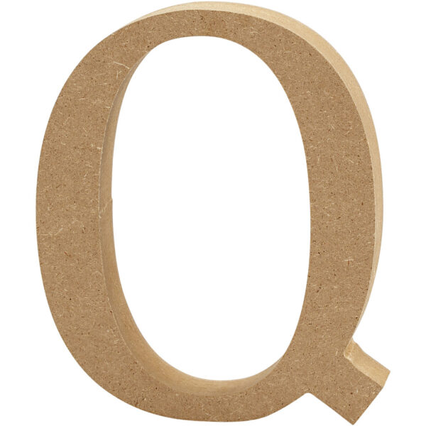 Letter Q MDF 13cm