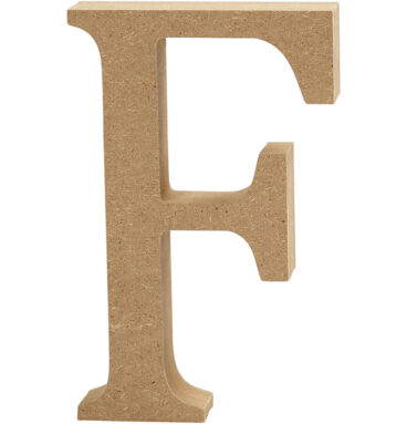 Letter F MDF 8cm