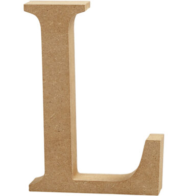 Letter L MDF 8cm