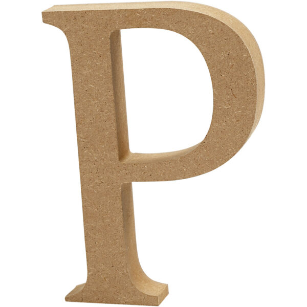 Letter P MDF 8cm